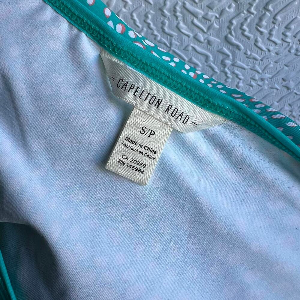 Capelton Road Women's Teal Skipped Stones Seaside Beach Dress - Picture 6 of 7